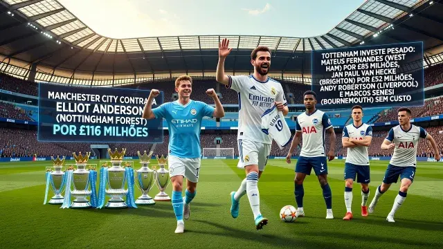 Janela de Verão da Premier League 2026 Movimenta Mercado com Transferências Milionárias